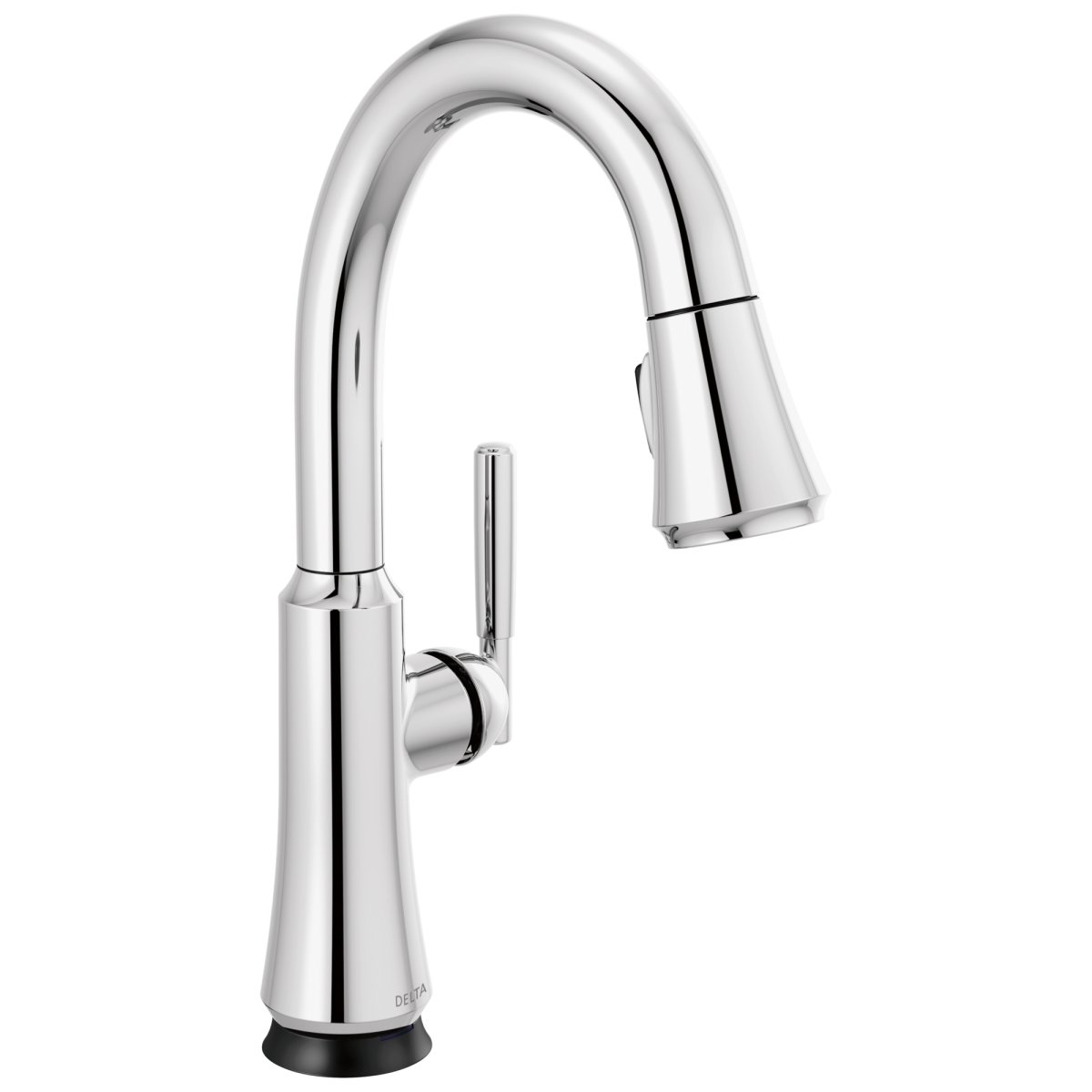 DELTA Coranto Single Handle Pull-Down Bar/Prep Faucet with Touch2O Technology — Chrome