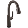 DELTA Coranto Single Handle Pull-Down Bar/Prep Faucet with Touch2O Technology — Venetian Bronze