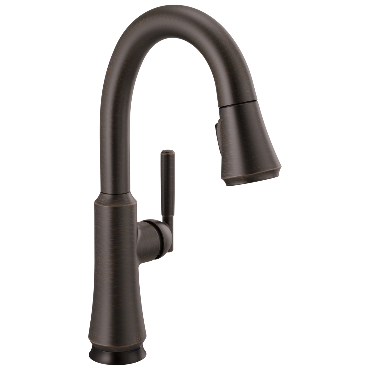 DELTA Coranto Single Handle Pull-Down Bar/Prep Faucet with Touch2O Technology — Venetian Bronze