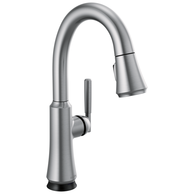 DELTA Coranto Touch2O Bar / Prep Faucet with Touchless Technology — Arctic Stainless