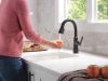 DELTA Coranto Touch2O Bar / Prep Faucet with Touchless Technology — Matte Black