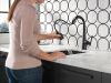 DELTA Emmeline Single Handle Pull-Down Bar/Prep Faucet — Matte Black