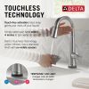 DELTA Emmeline Touch2O Bar / Prep Faucet with Touchless Technology — Lumicoat® Arctic Stainless