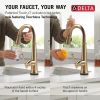 DELTA Emmeline Touch2O Bar / Prep Faucet with Touchless Technology — Lumicoat® Champagne Bronze