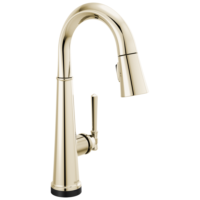 DELTA Emmeline Touch2O Bar / Prep Faucet with Touchless Technology — Lumicoat® Polished Nickel