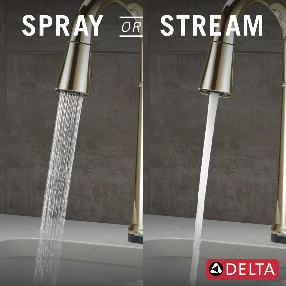 DELTA Emmeline Touch2O Bar / Prep Faucet with Touchless Technology — Lumicoat® Polished Nickel