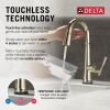 DELTA Emmeline Touch2O Bar / Prep Faucet with Touchless Technology — Lumicoat® Polished Nickel