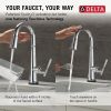 DELTA Emmeline Touch2O Bar / Prep Faucet with Touchless Technology — Lumicoat® Chrome