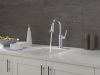 DELTA Renaldi Single Handle Pull-Down Bar / Prep Faucet — Lumicoat® Chrome