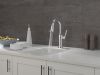 DELTA Renaldi Single Handle Pull-Down Bar / Prep Faucet — Lumicoat® Chrome