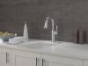 DELTA Renaldi Single Handle Pull-Down Bar / Prep Faucet — Lumicoat® Chrome