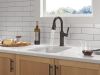 DELTA Renaldi Single Handle Pull-Down Bar / Prep Faucet — Venetian Bronze