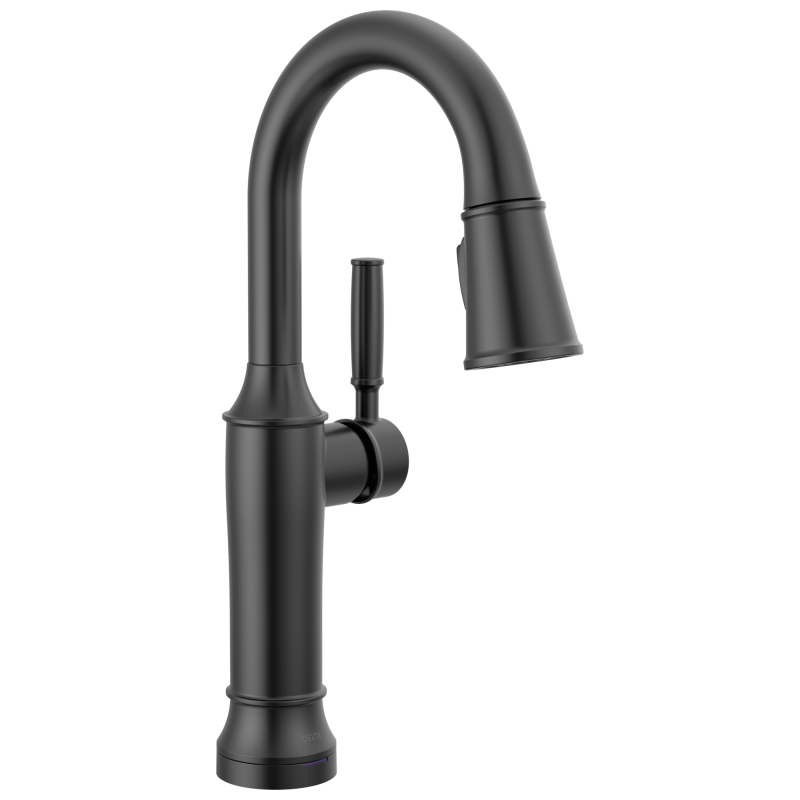 DELTA Renaldi Touch2O Bar / Prep Faucet with Touchless Technology — Matte Black