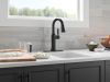 DELTA Renaldi Touch2O Bar / Prep Faucet with Touchless Technology — Matte Black