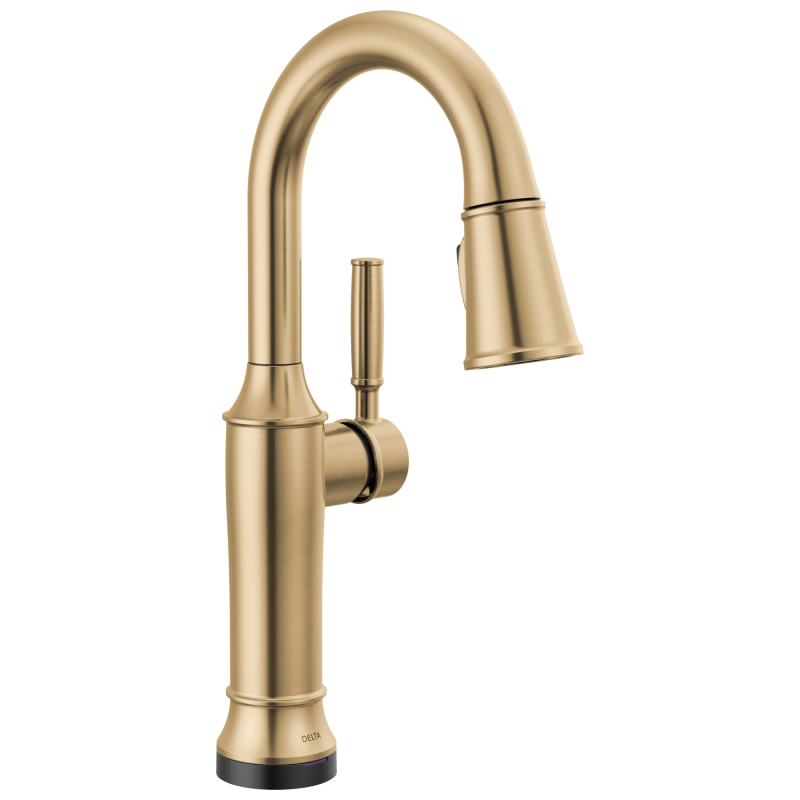 DELTA Renaldi Touch2O Bar / Prep Faucet with Touchless Technology — Lumicoat® Champagne Bronze