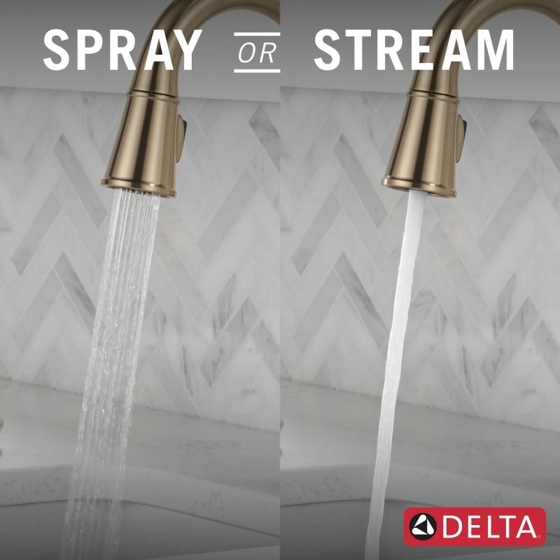 DELTA Renaldi Touch2O Bar / Prep Faucet with Touchless Technology — Lumicoat® Champagne Bronze