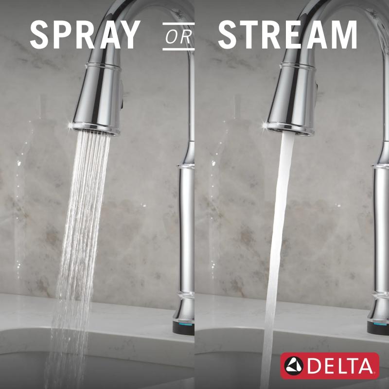DELTA Renaldi Touch2O Bar / Prep Faucet with Touchless Technology — Lumicoat® Chrome