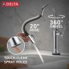 DELTA Renaldi Touch2O Bar / Prep Faucet with Touchless Technology — Lumicoat® Chrome