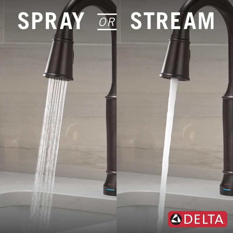DELTA Renaldi Touch2O Bar / Prep Faucet with Touchless Technology — Venetian Bronze