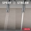 DELTA Cordova Single Handle Pull-Down Bar/Prep Faucet — Lumicoat® Arctic Stainless