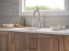 DELTA Cordova Single Handle Pull-Down Bar/Prep Faucet — Lumicoat® Arctic Stainless