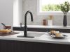 DELTA Cordova Single Handle Pull-Down Bar/Prep Faucet — Matte Black