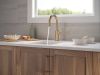 DELTA Cordova Single Handle Pull-Down Bar/Prep Faucet — Lumicoat® Champagne Bronze
