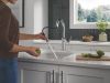 DELTA Cordova Single Handle Pull-Down Bar/Prep Faucet — Lumicoat® Chrome