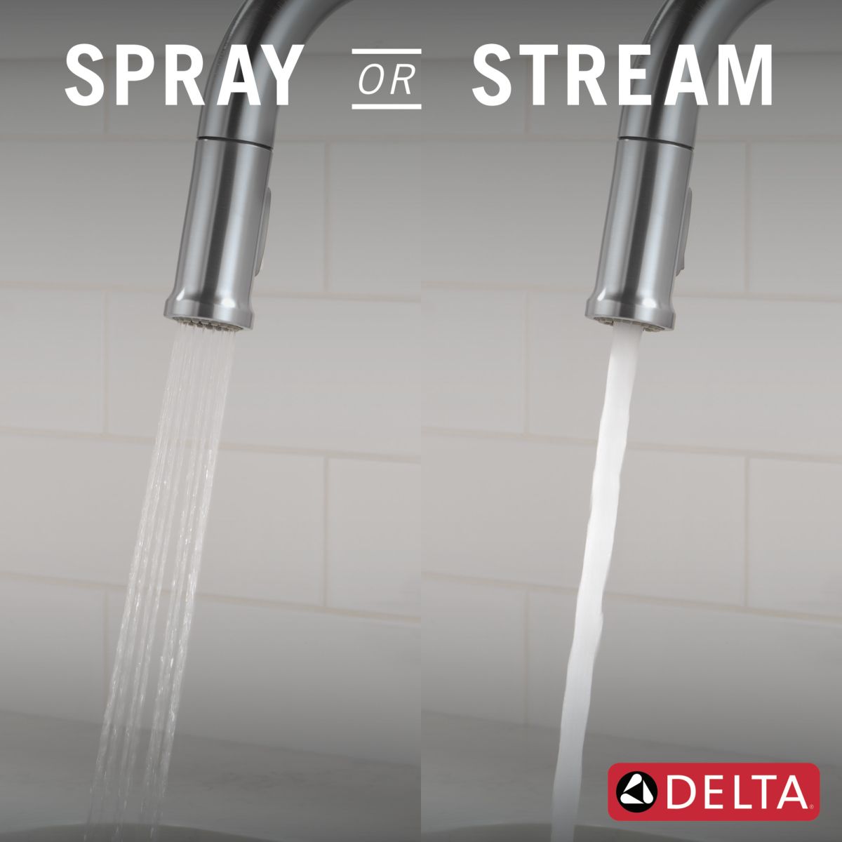 DELTA Cordova Touch2O Bar / Prep Faucet with Touchless Technology — Lumicoat® Arctic Stainless