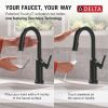 DELTA Cordova Touch2O Bar / Prep Faucet with Touchless Technology — Matte Black