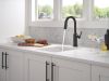 DELTA Cordova Touch2O Bar / Prep Faucet with Touchless Technology — Matte Black