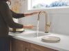 DELTA Cordova Touch2O Bar / Prep Faucet with Touchless Technology — Lumicoat® Champagne Bronze