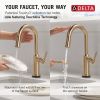 DELTA Cordova Touch2O Bar / Prep Faucet with Touchless Technology — Lumicoat® Champagne Bronze