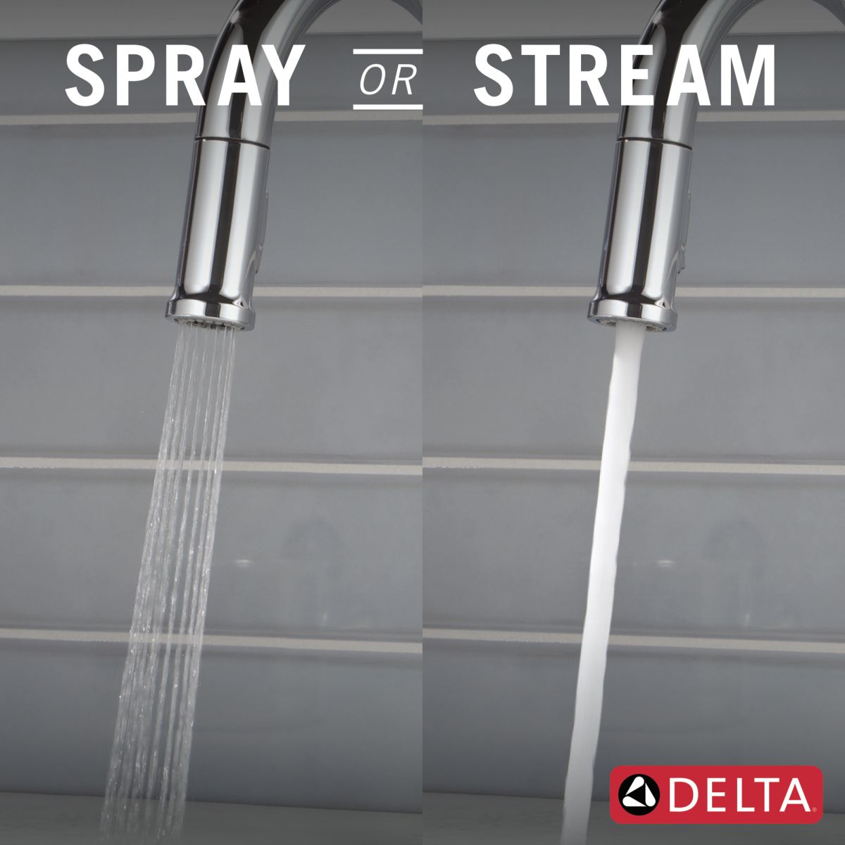 DELTA Cordova Touch2O Bar / Prep Faucet with Touchless Technology — Lumicoat® Chrome