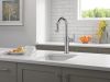 DELTA Altado Single Handle Pull-Down Bar / Prep Faucet — Arctic Stainless