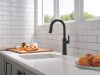 DELTA Altado Single Handle Pull-Down Bar / Prep Faucet — Matte Black