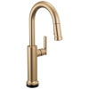 DELTA Altado Touch2O Technology Bar / Prep Faucet with Touchless Technology — Champagne Bronze