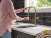 DELTA Altado Touch2O Technology Bar / Prep Faucet with Touchless Technology — Champagne Bronze