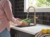 DELTA Altado Touch2O Technology Bar / Prep Faucet with Touchless Technology — Champagne Bronze
