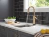 DELTA Altado Touch2O Technology Bar / Prep Faucet with Touchless Technology — Champagne Bronze