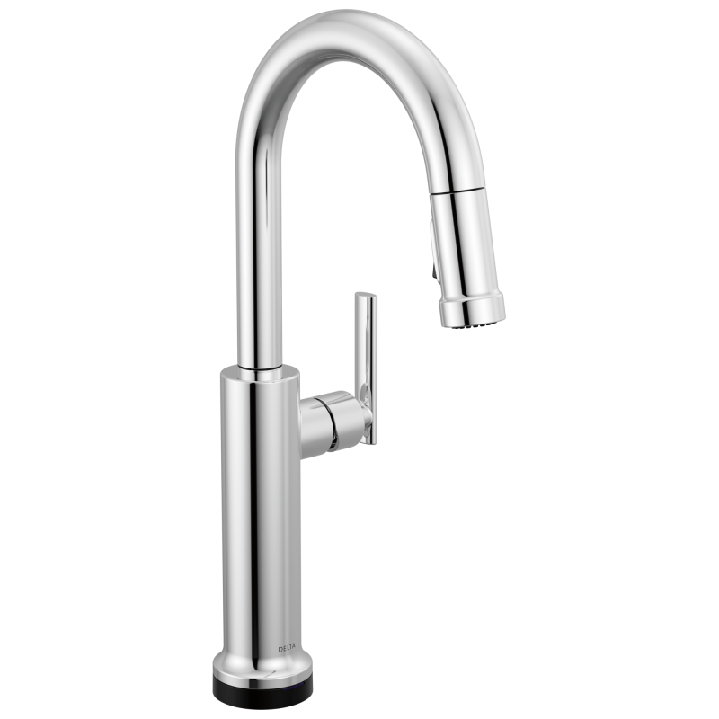 DELTA Altado Touch2O Technology Bar / Prep Faucet with Touchless Technology — Chrome