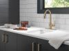 DELTA Broderick Single Handle Pull-Down Bar/Prep Faucet — Champagne Bronze