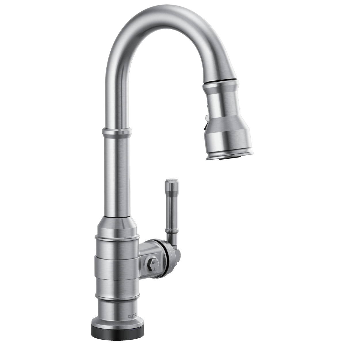 DELTA Broderick Touch2O Bar / Prep Faucet with Touchless Technology — Arctic Stainless