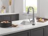 DELTA Broderick Touch2O Bar / Prep Faucet with Touchless Technology — Arctic Stainless