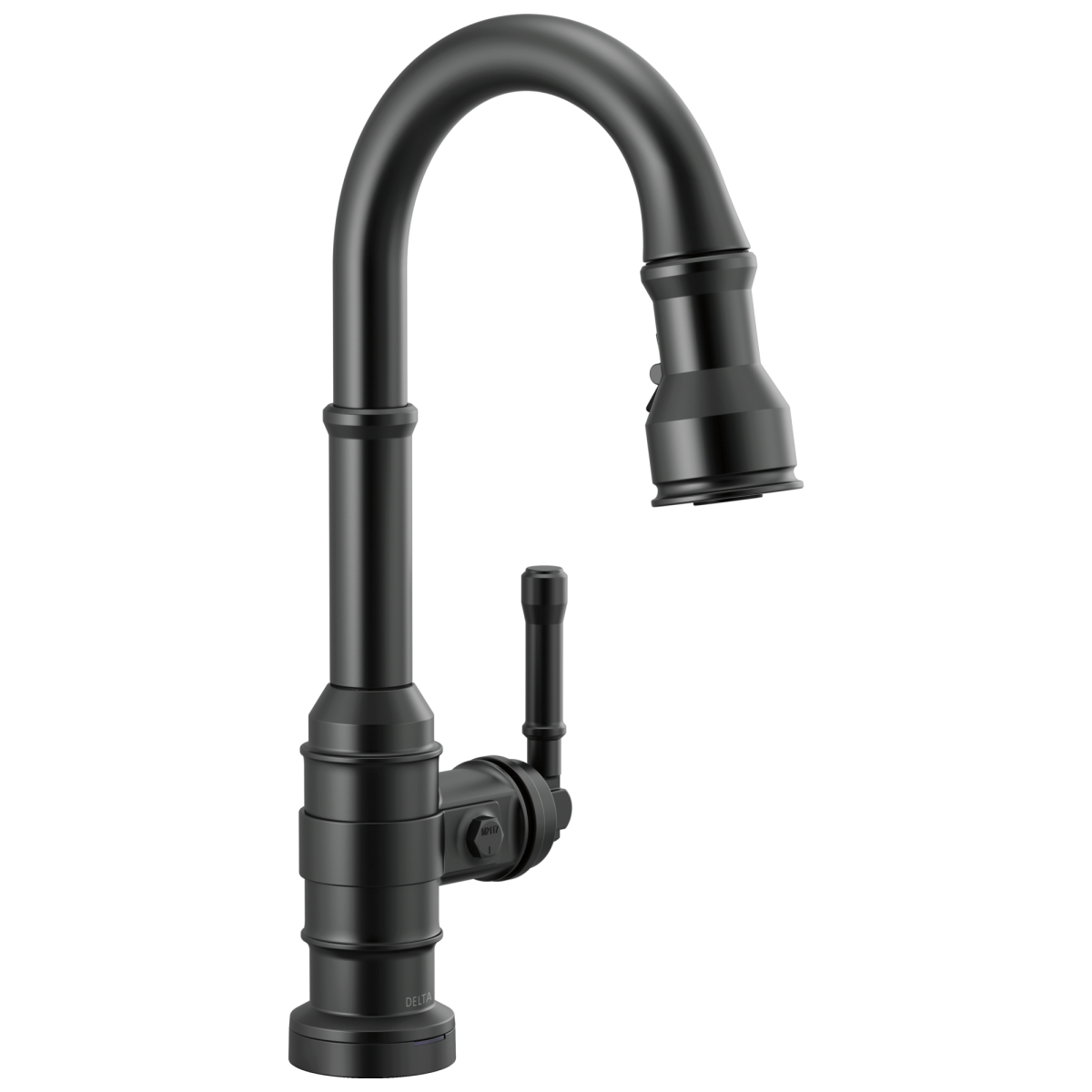 DELTA Broderick Touch2O Bar / Prep Faucet with Touchless Technology — Matte Black