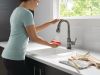 DELTA Broderick Touch2O Bar / Prep Faucet with Touchless Technology — Black Stainless