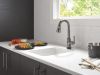 DELTA Broderick Touch2O Bar / Prep Faucet with Touchless Technology — Black Stainless