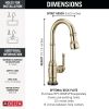 DELTA Broderick Touch2O Bar / Prep Faucet with Touchless Technology — Polished Nickel