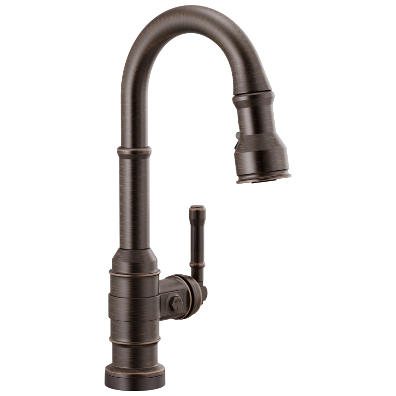 DELTA Broderick Touch2O Bar / Prep Faucet with Touchless Technology — Venetian Bronze
