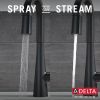 DELTA Monrovia Single Handle Pull-Down Bar/Prep Faucet — Matte Black
